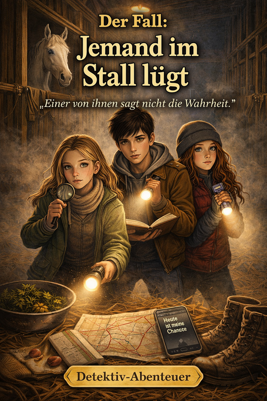 Detektivfall für Kinder - "Jemand im Stall lügt"
