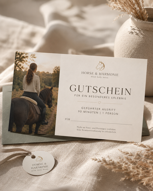 Gutschein Ausritt Einzeln 90 Minuten