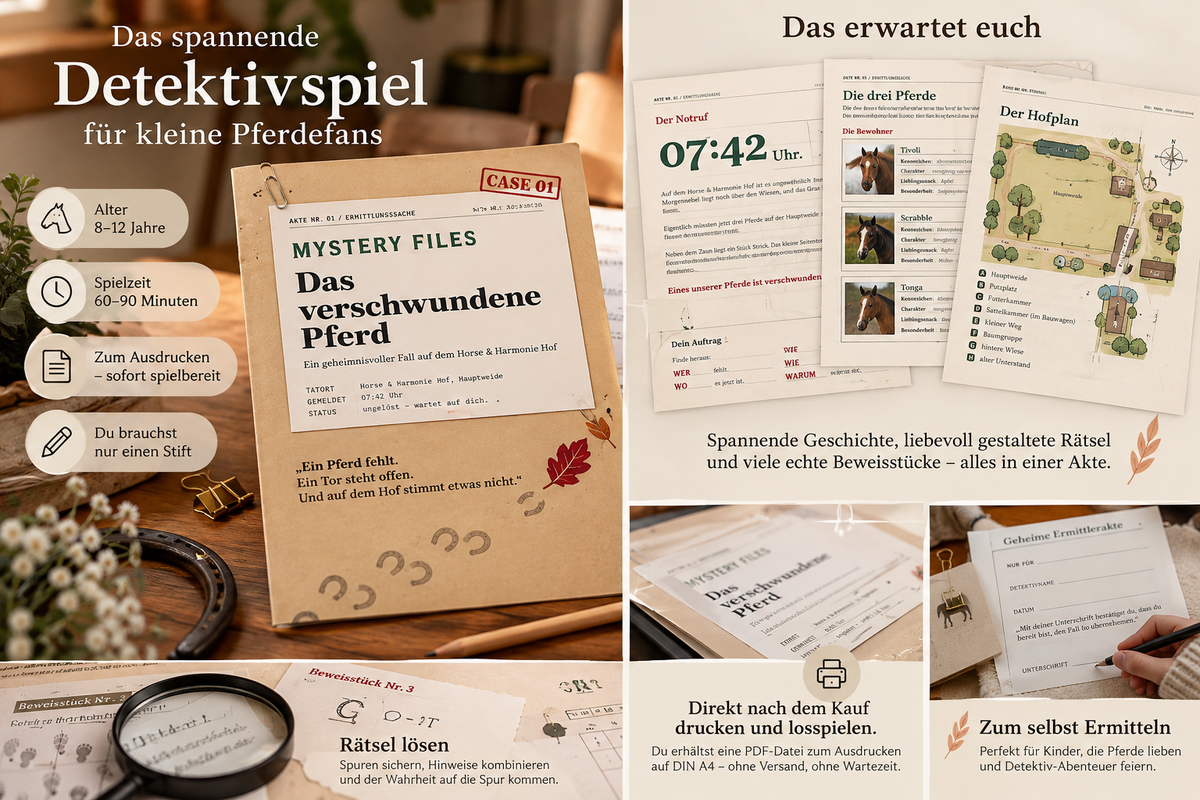 Mystery Files Case 01: Das verschwundene Pferd