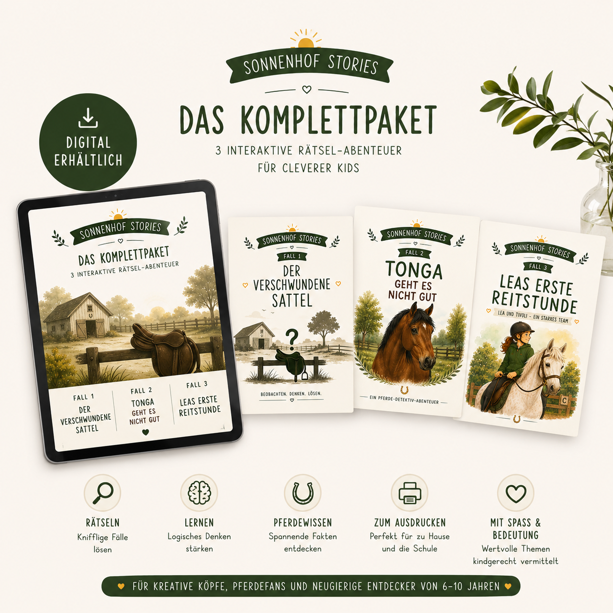 Sonnenhof Stories – Das große Pferde-Detektiv-Abenteuer