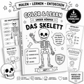 Color & Learn – Unser Körper | Heft 1: Das Skelett