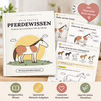 Mein erstes Pferdewissen – Pferde-Lernheft für Kinder (3–7 Jahre)