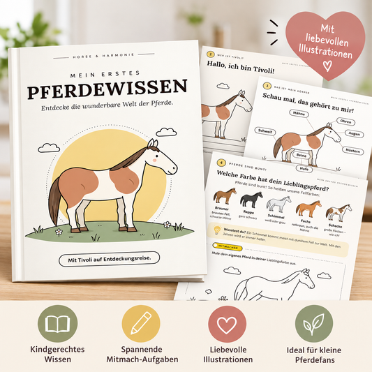 Mein erstes Pferdewissen – Pferde-Lernheft für Kinder (3–7 Jahre)