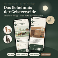 Das Geheimnis der Geisterweide – interaktives Detektivabenteuer in der Hofgeschichten-App auf dem Handy